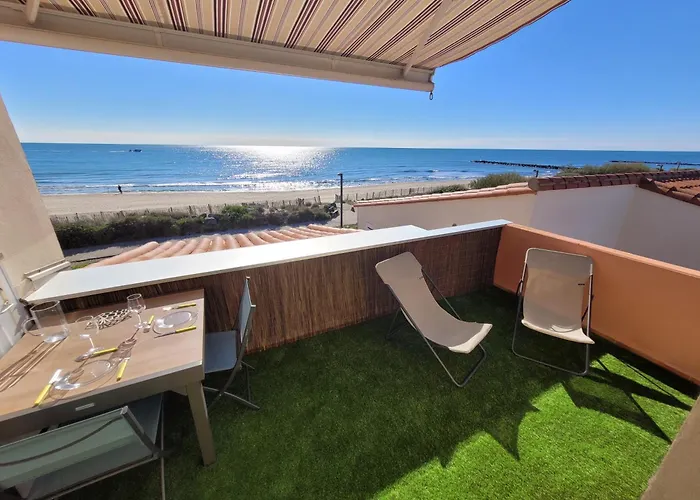 Front De Mer, Vue à 180° Sur La Méditerranée, Accès Direct Appartamento